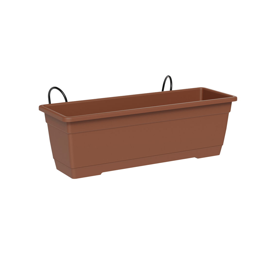 Balkonglåda BIRKA KIT L50cm CLAY