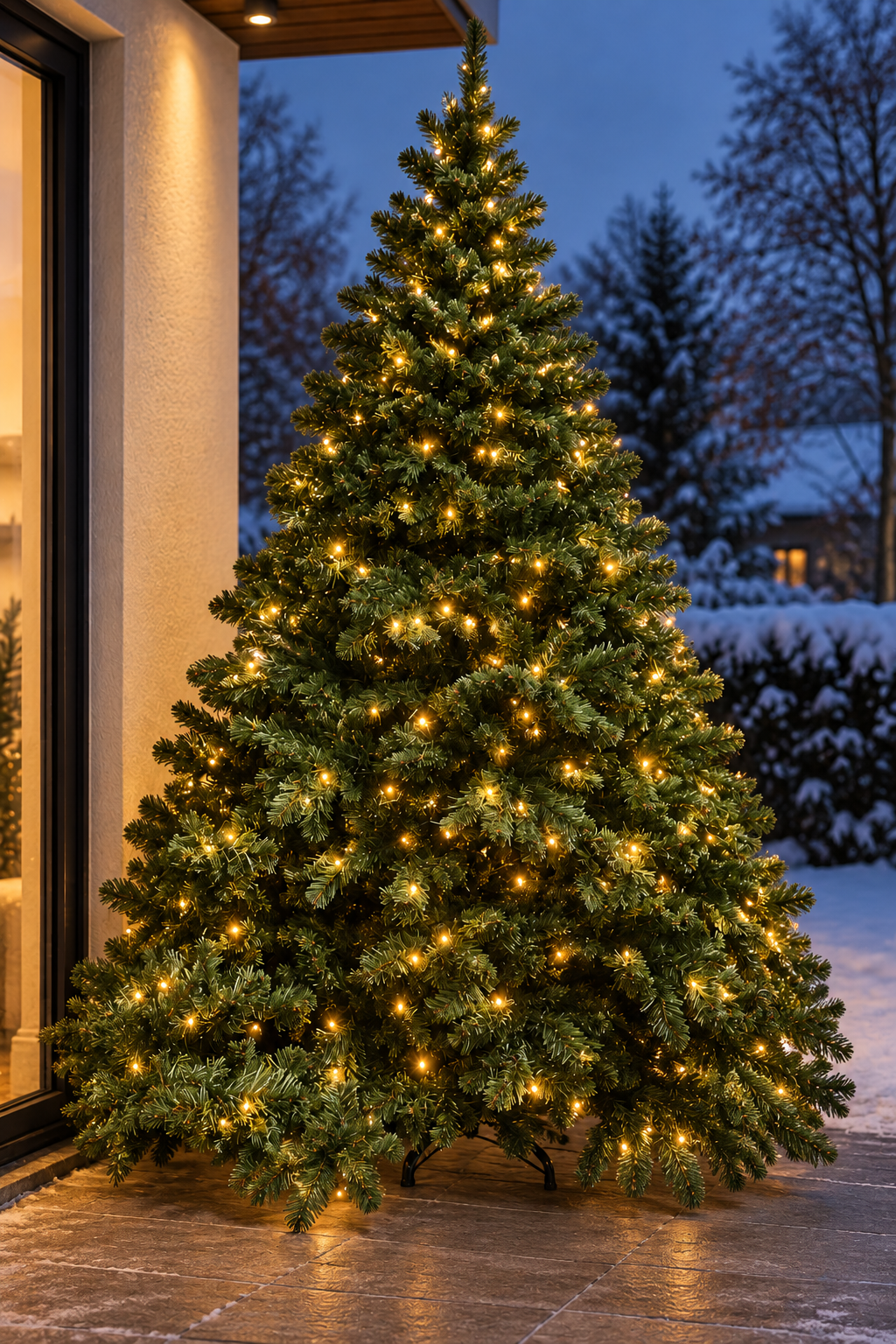 Konstgran 'Dakota' Outdoor 240cm inkl LED belysning