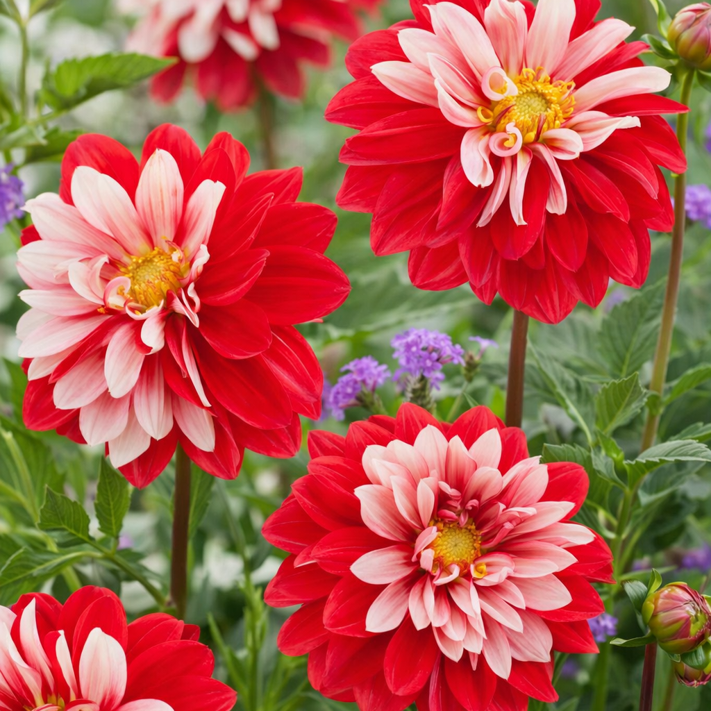 Dekorativ Dahlia 'Olga's Light' 1st