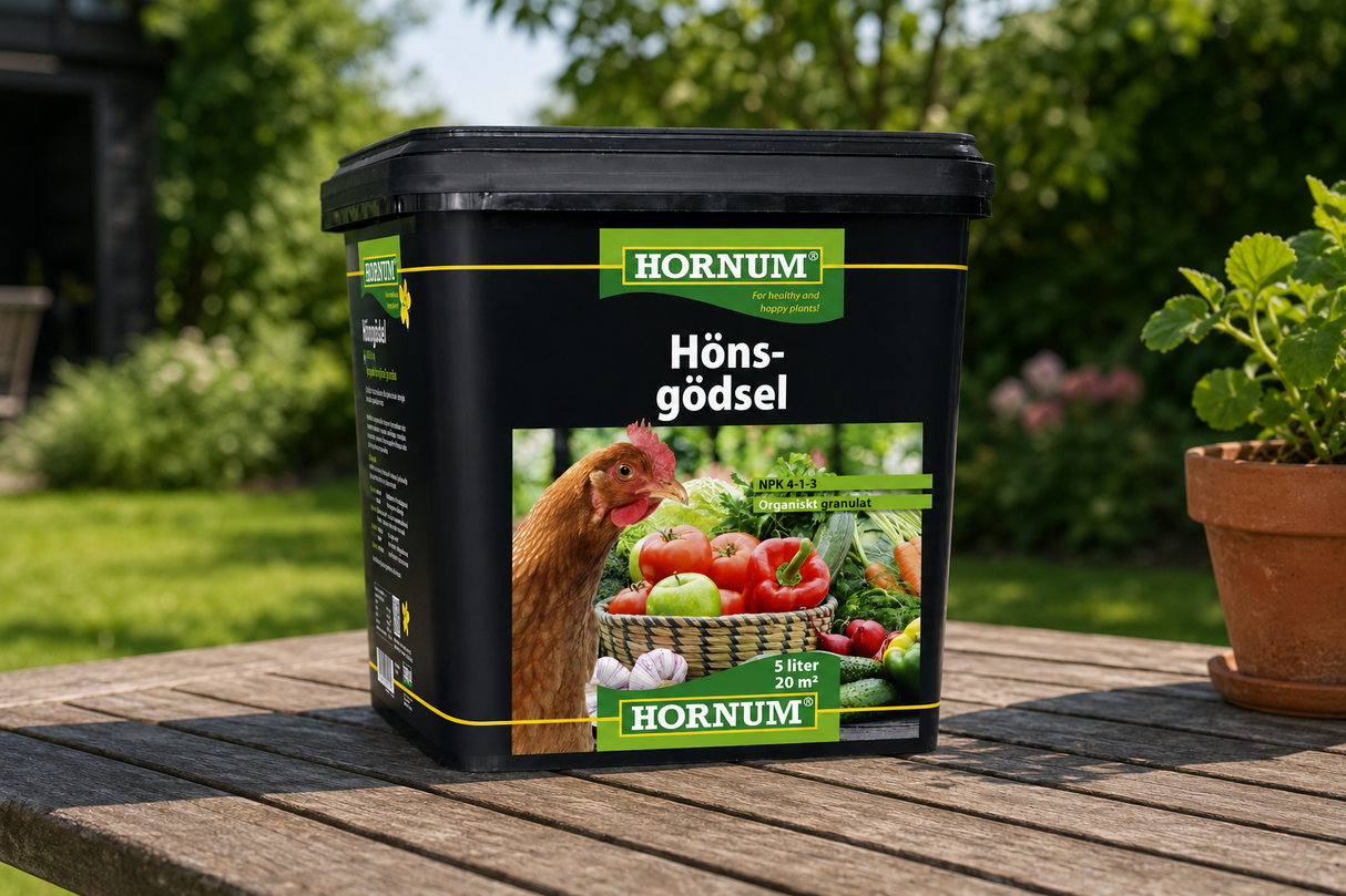 HORNUM Hönsgödsel 5 liter
