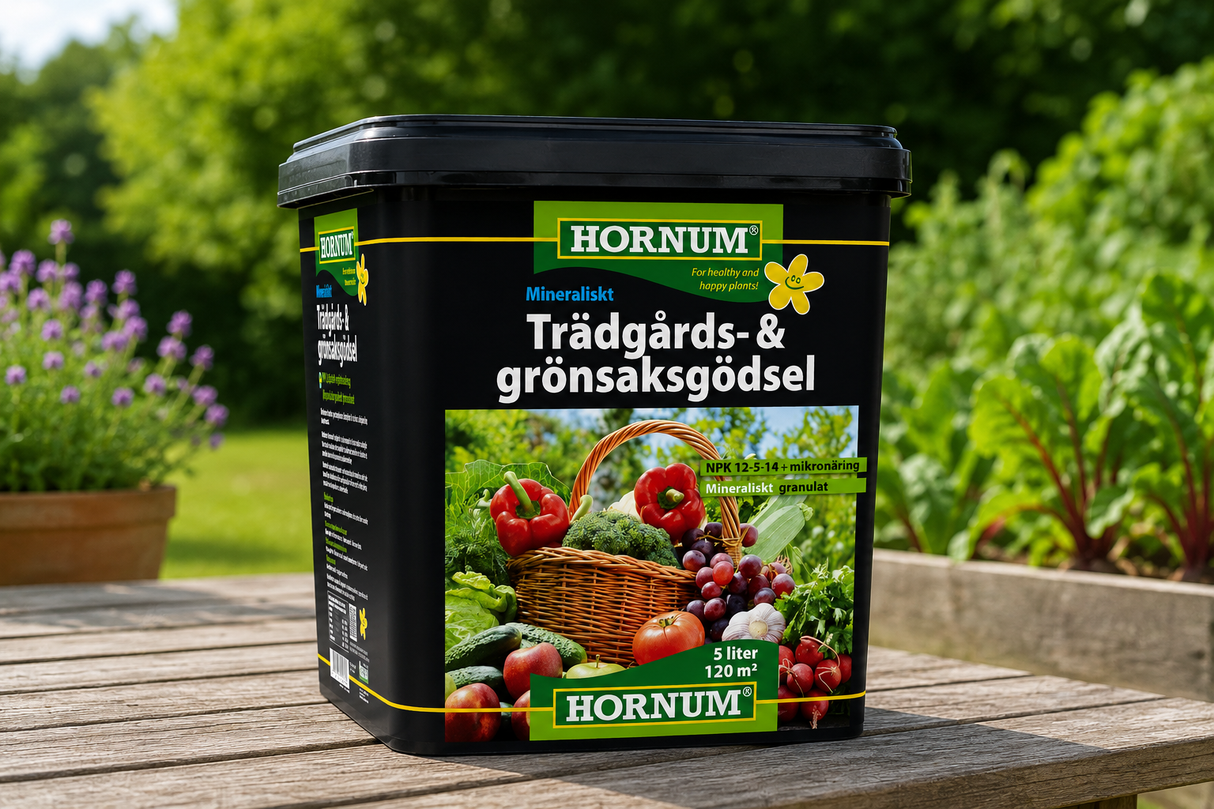 HORNUM Mineral Grönsaksgödsel 5 liter