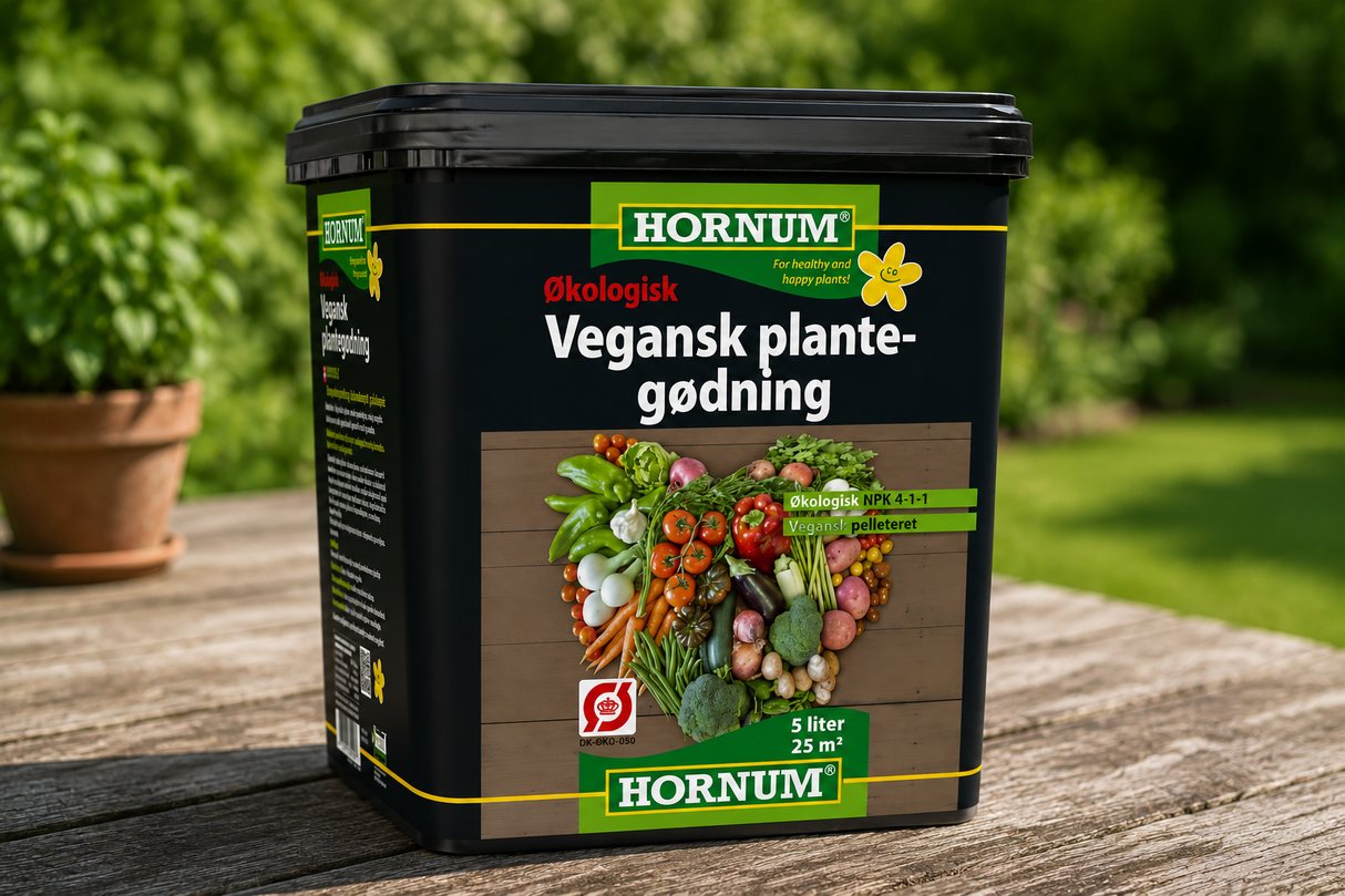 HORNUM Vegansk Trädgårdsgödsel 5 liter