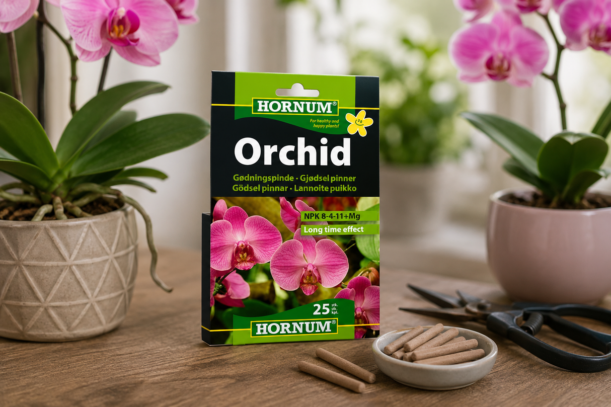 HORNUM Näringspinnar till Orkidé 25st
