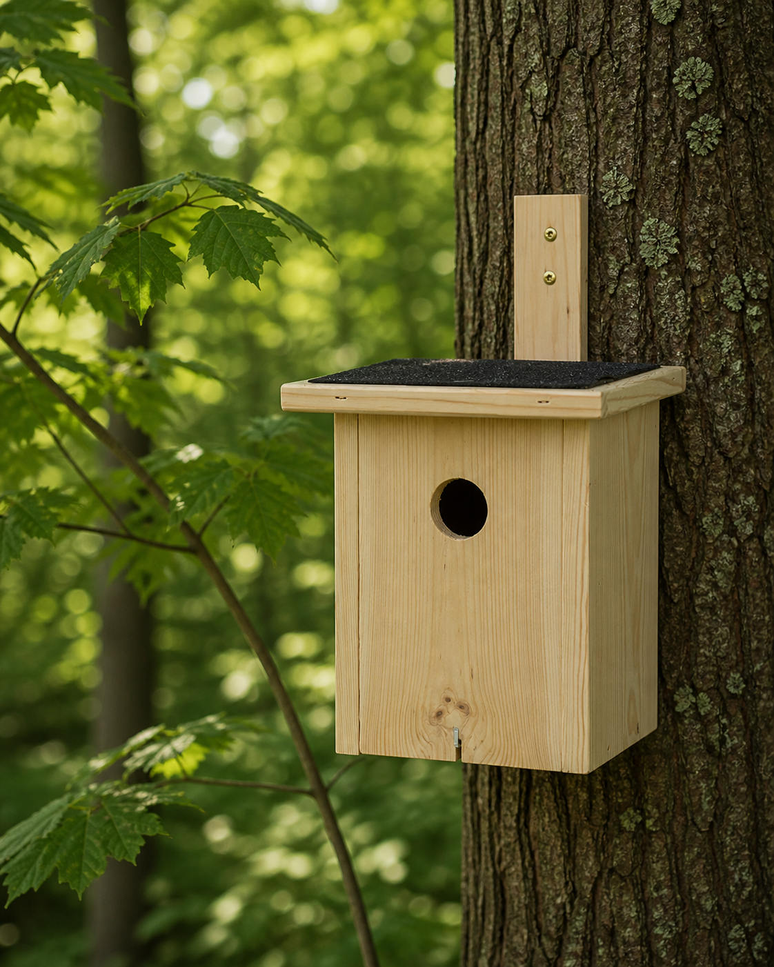 CARE-Bird Fågelholk Furu 22x19cm