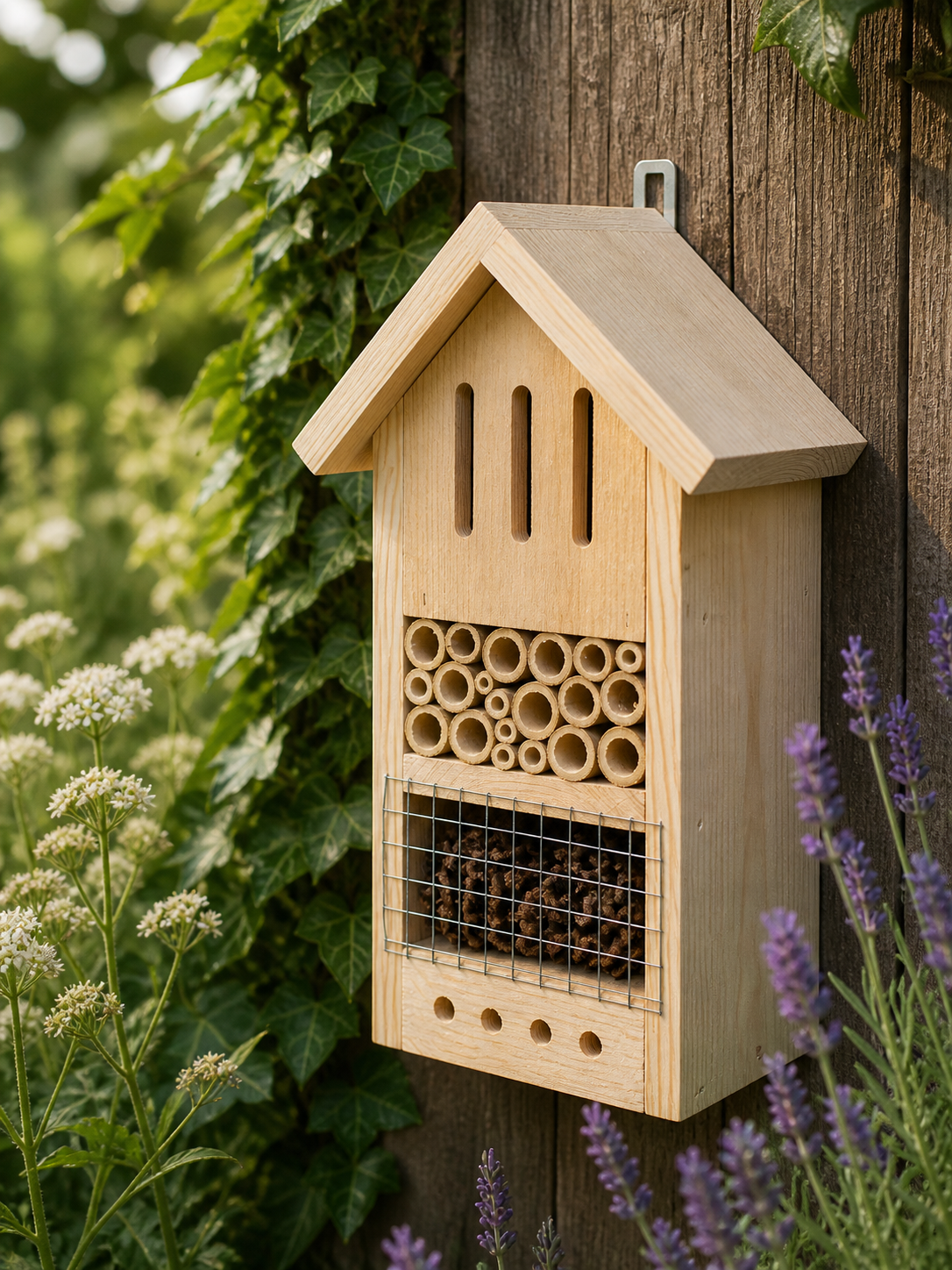 CARE-Bird Insektshotell 'Trähus' 34cm