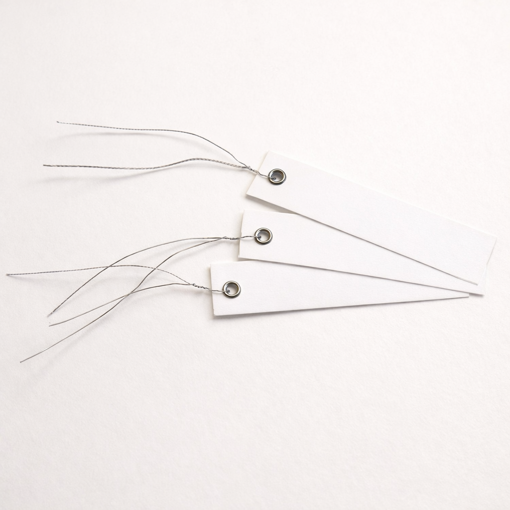 Hängetikett Vit 100x20mm - 250st/fpn