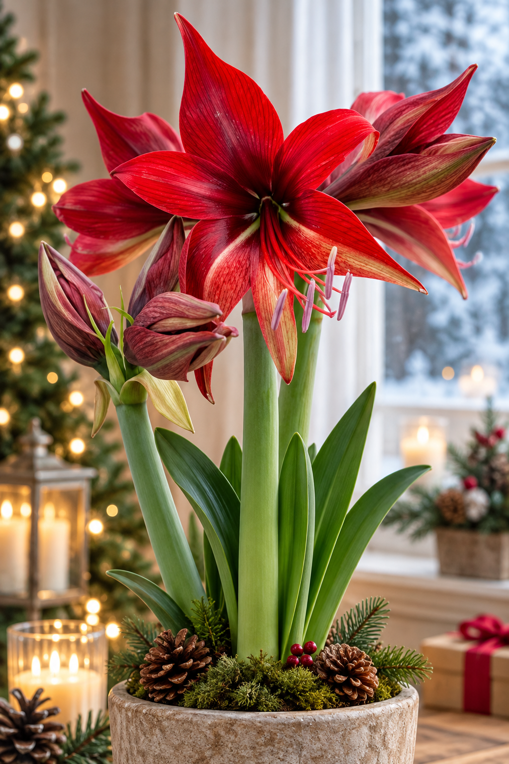 Amaryllis 'Red Amazon' 1st