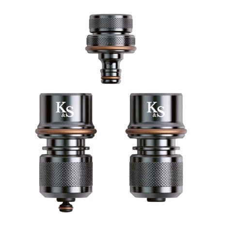 Kent & Stowe Slanskopplingsset 'The Metal' 3 delar