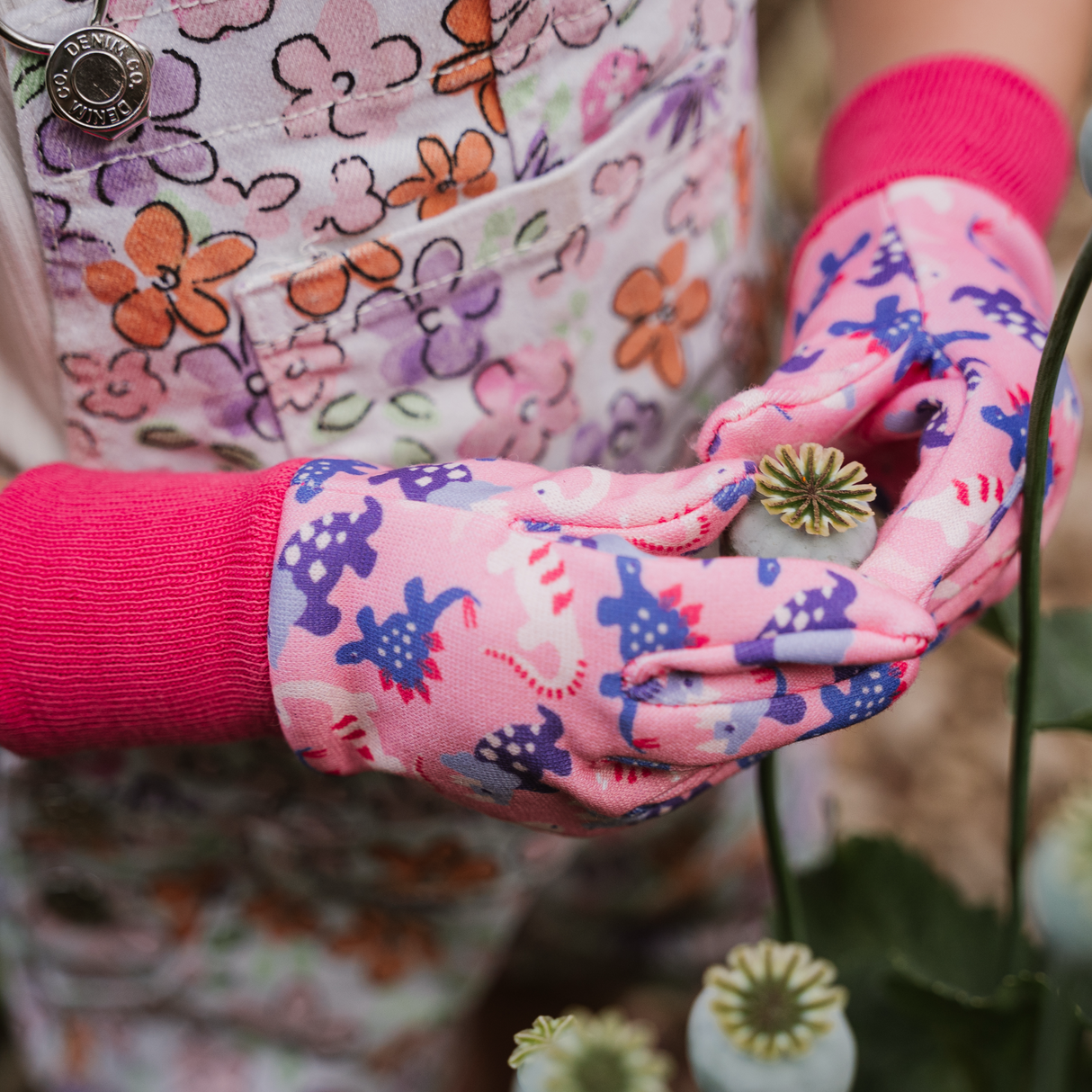 Kent & Stowe 'Kids' Handskar Pink Dinosaur