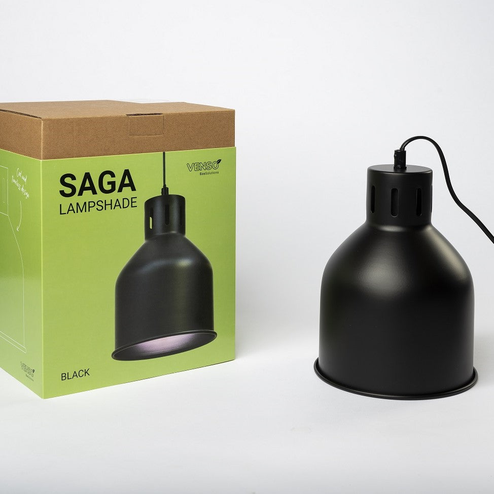 SAGA Växtarmatur för LEDlampor, Svart