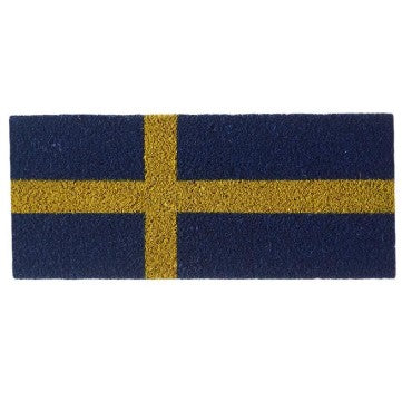 Dörrmatta 'Sveriges Flagga' 23x53cm