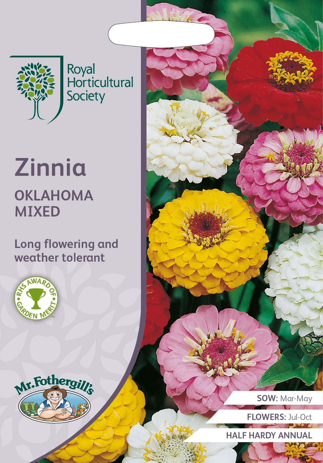 RHS Zinnia 'Oklahoma' Mix