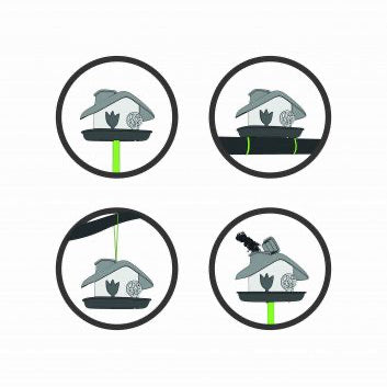 Foderautomat 'Domek' Green