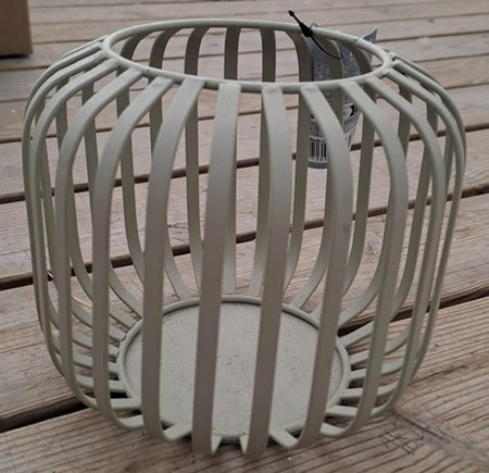 Ljuslykta 'Galler' 15x13cm Ljusgrön