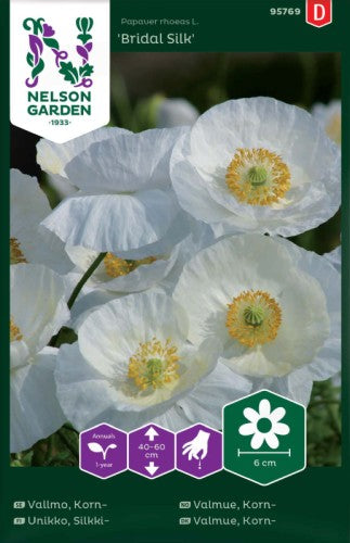 Kornvallmo 'Bridal Silk'