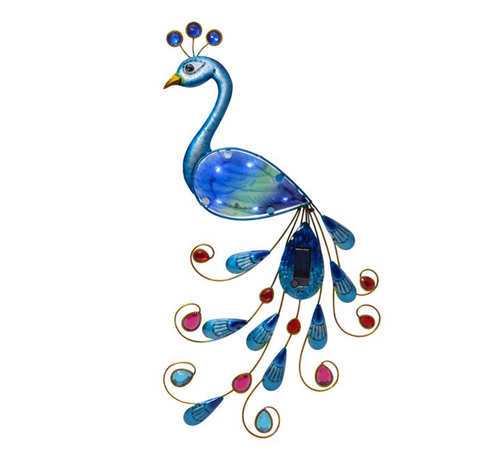Solcellsdekoration Peacock