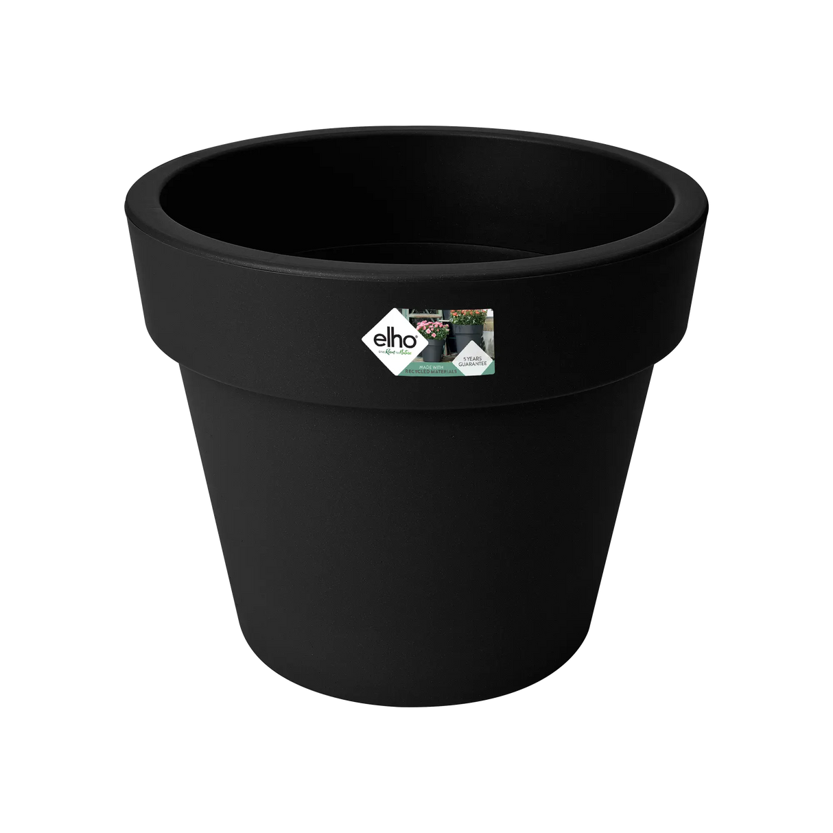 Green Basics Top Planter 40cm - Living Black
