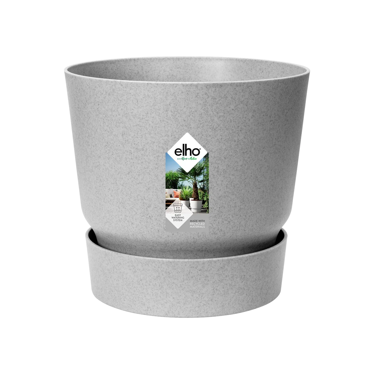 Greenville Round Självbevattningskruka, D47cm - Living Concrete