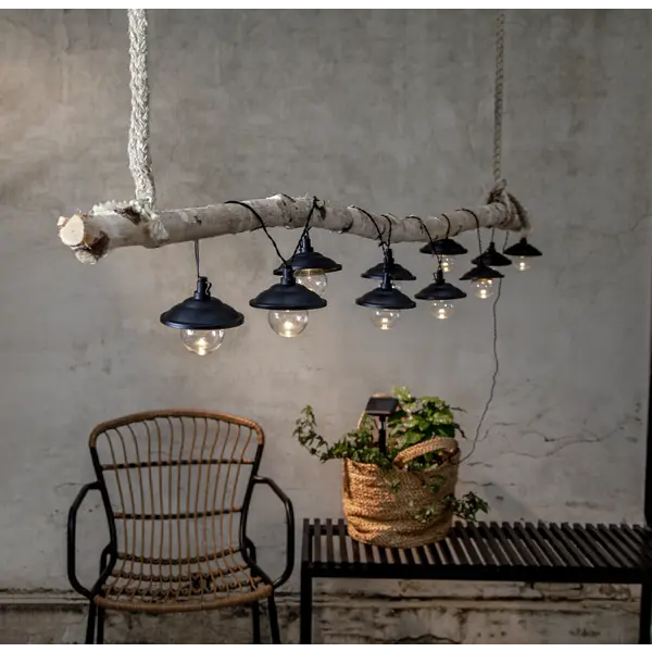 Ljusslinga Solcell 'Globe Shade'