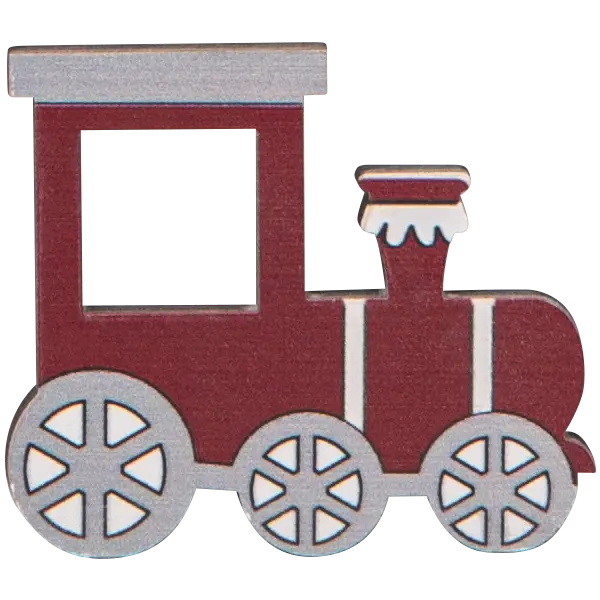 Inomhusdekoration Jolly Multi tåg kalender