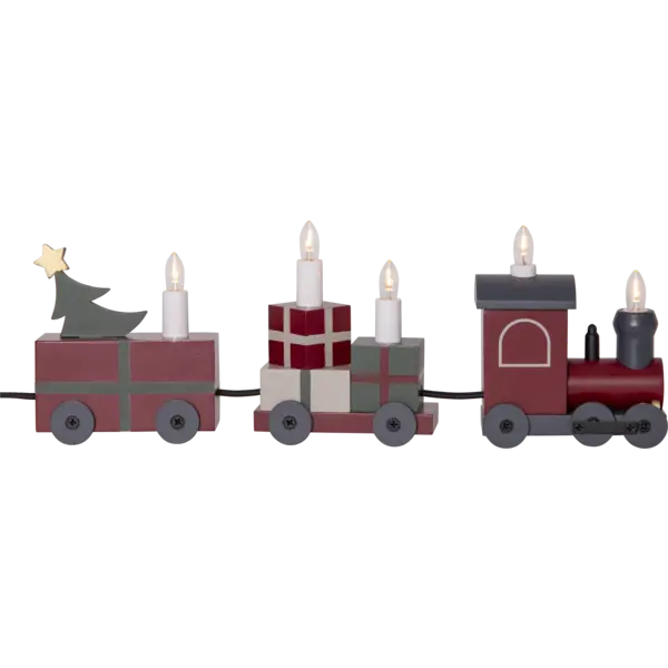 Ljusstake Christmas train Multi 5L