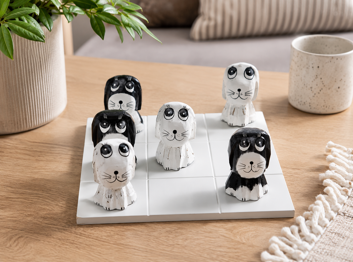 Brädspel Tre-i-rad 'Hund'