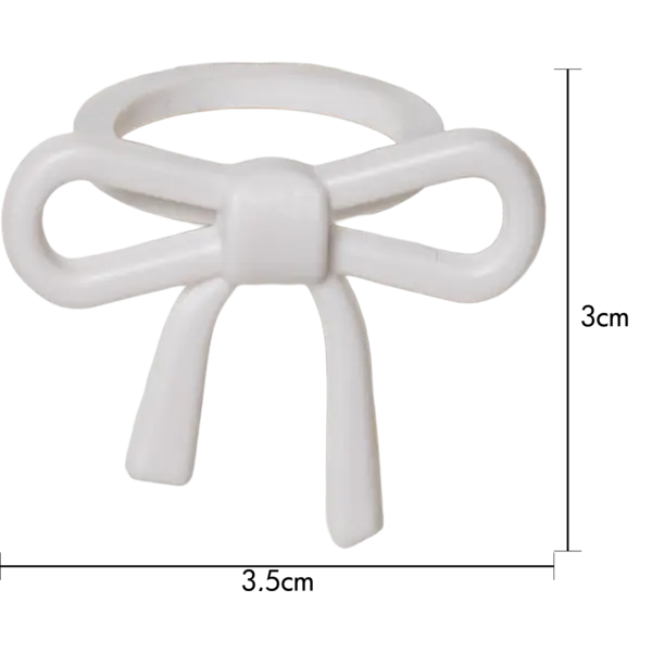 Ljusmanschett 7-pack Accessorize Vit rosett