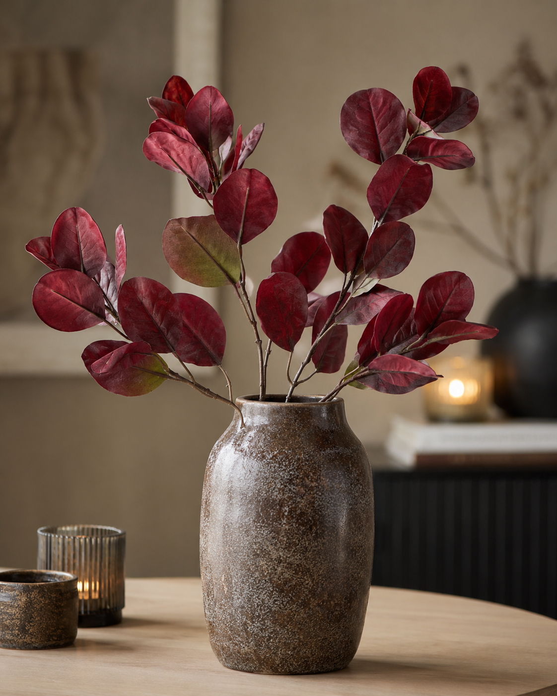 Cotinus Leaf vinröd 65 cm