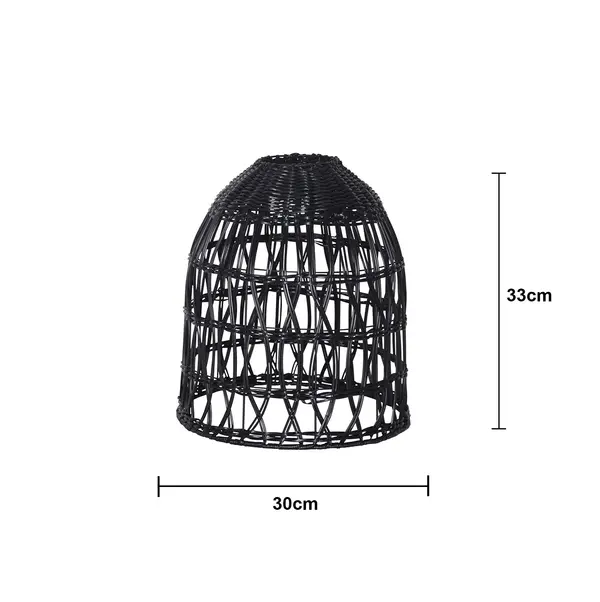 Lampskärm Knute Svart 35cm