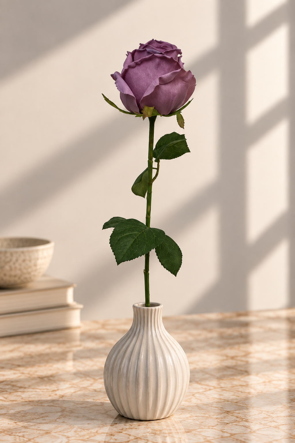 ROSE SINGLE PURPLE