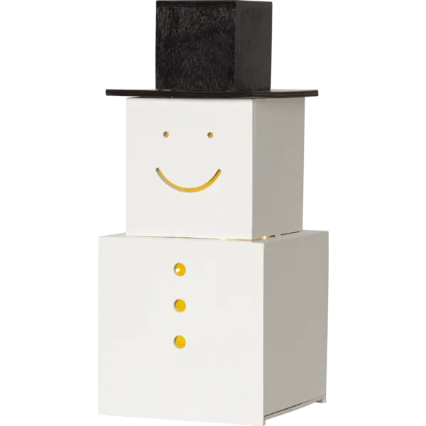 Inomhusdekoration SNOWMAN Vit