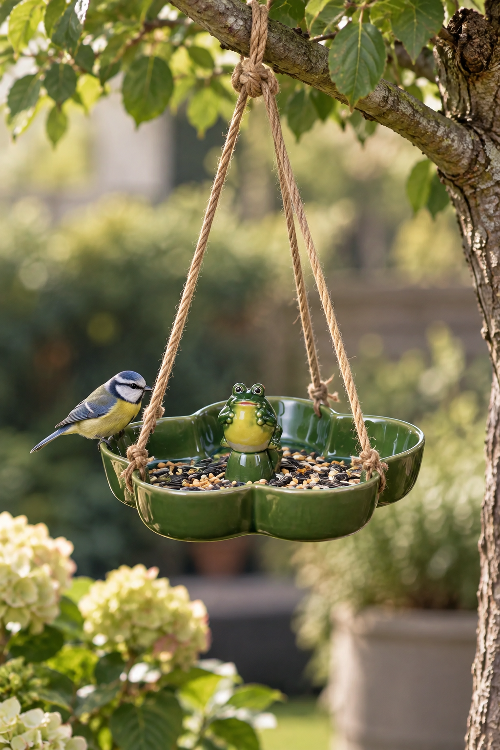 Fågelmatare - groda