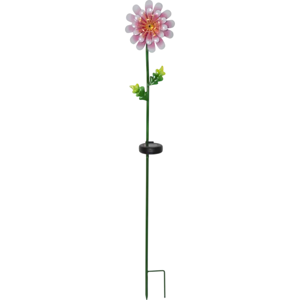 Dekorationsbelysning Solcell 'Pink Daisy'