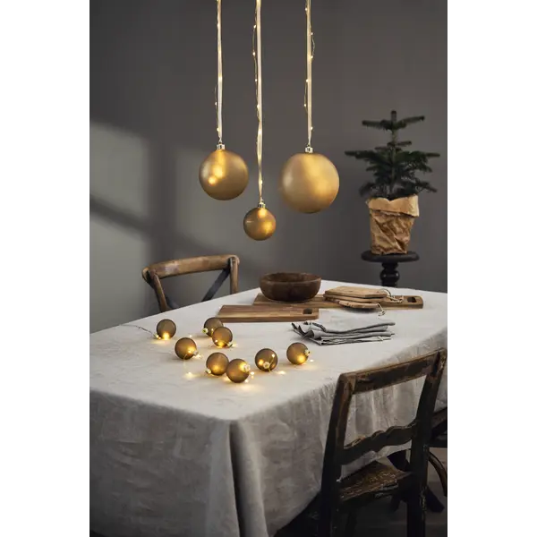 Glaskula Bliss Guld 15cm