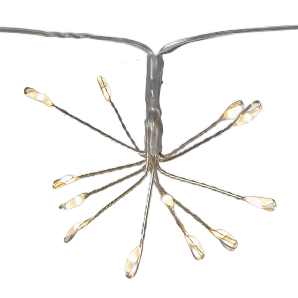 Ljusslinga Flower Silver 96 L