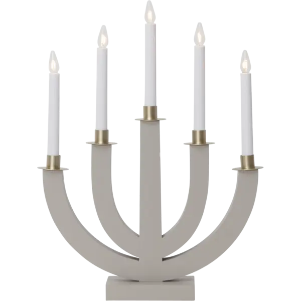 Ljusstake Eli Beige 5L