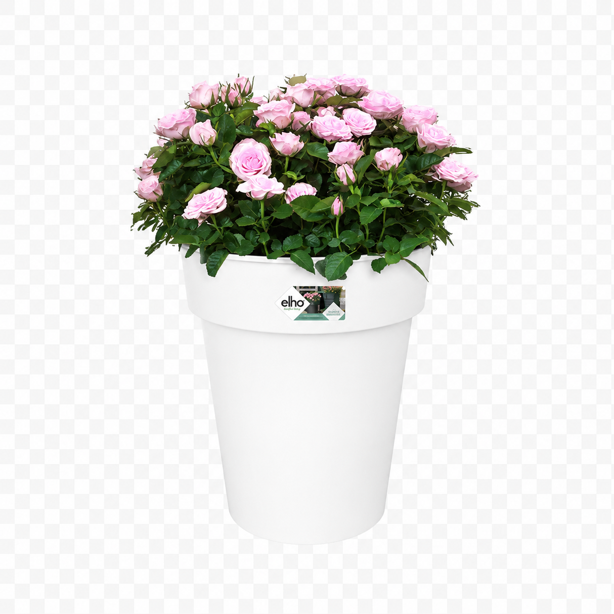 Green Basics Top Planter High 35cm - Cotton White