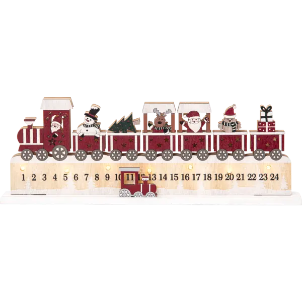 Inomhusdekoration Jolly Multi tåg kalender