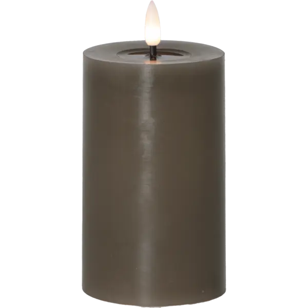 LED Blockljus Flamme Flow Mullvad 7,5x15 cm