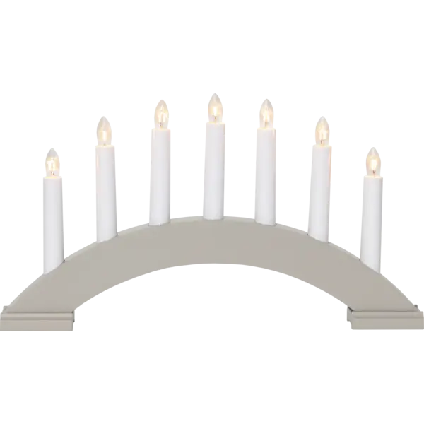 Ljusstake Bea Beige båge 7L