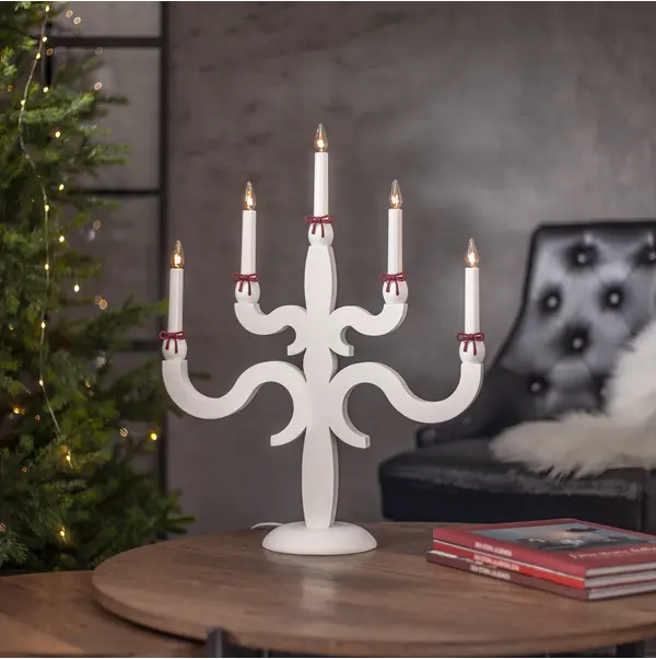 Ljusmanschett 7-pack Accessorize Röd rosett