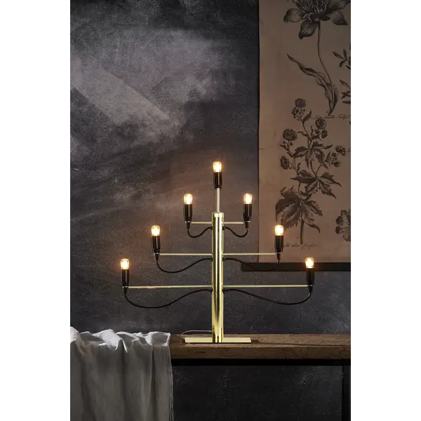 Ljusstake Milano Mässing metall 7L
