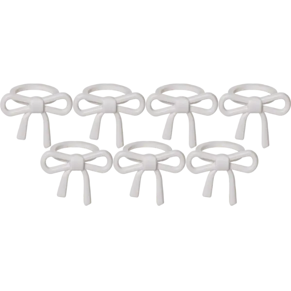 Ljusmanschett 7-pack Accessorize Vit rosett