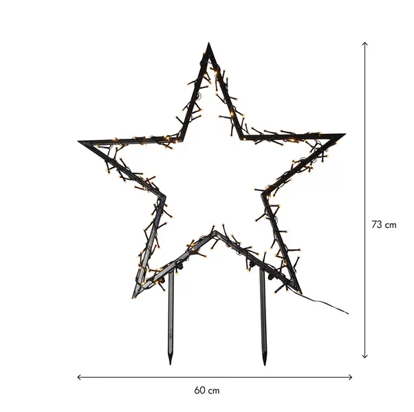 Dekorationsbelysning 'Spiky Star'