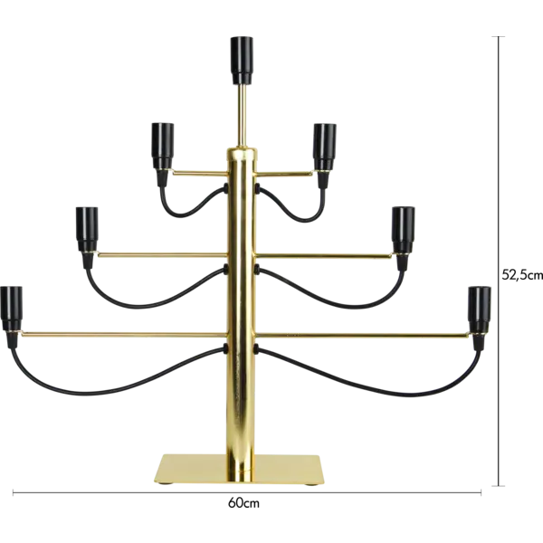 Ljusstake Milano Mässing metall 7L