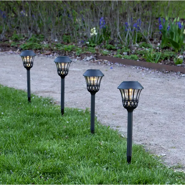 Gångbelysning Solcell 'Lace' 4-pack