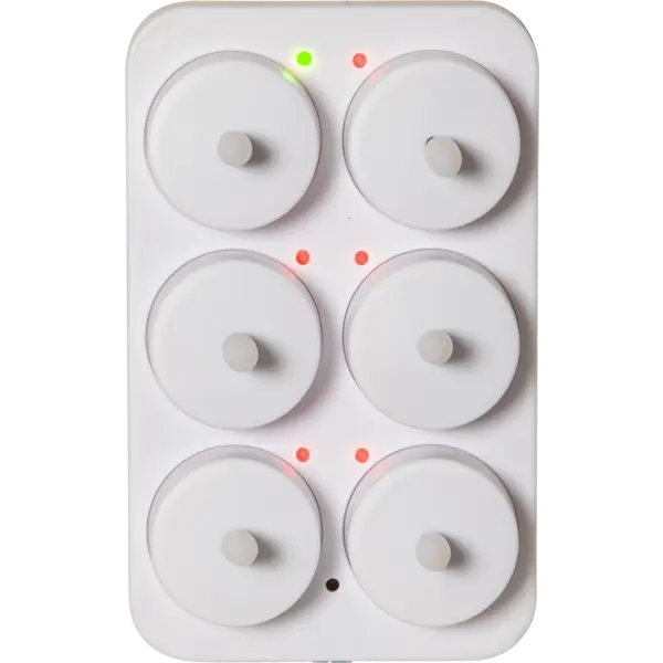 LED Värmeljus 6-pack Flamme Charge Vit 4x5 cm