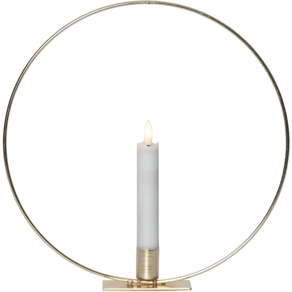 Inomhusdekoration Flamme Ring Mässing bord 28 cm