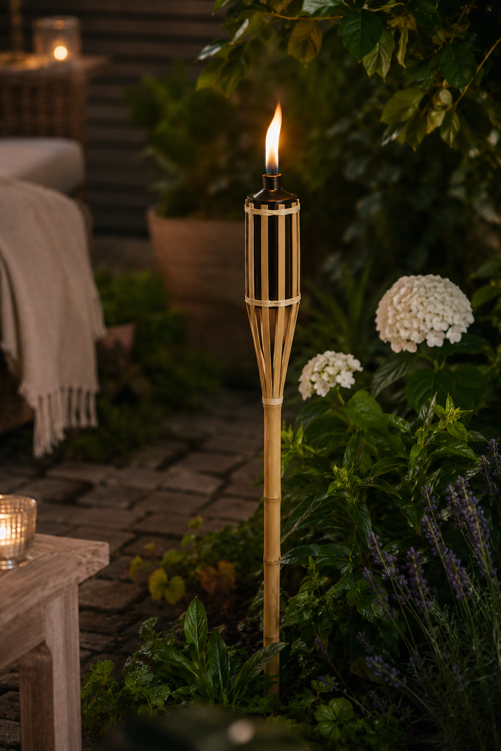 Bamboo fackla 65cm - Natur