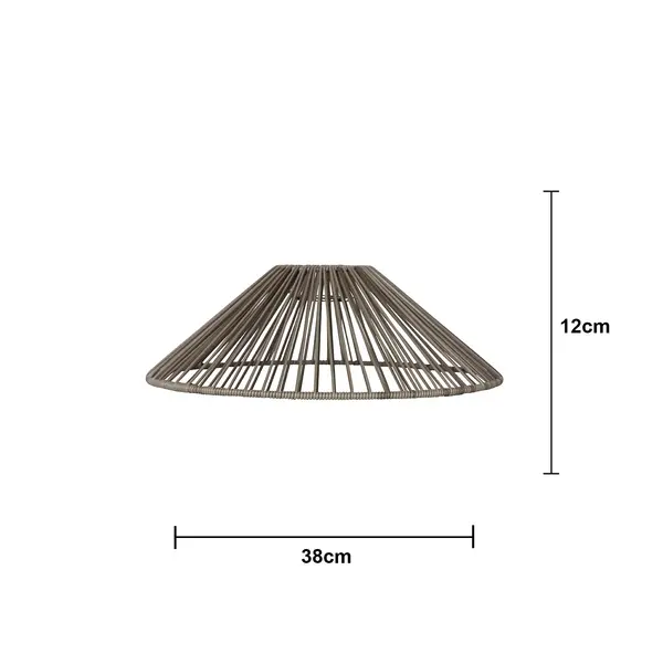 Lampskärm Vide Beige 38cm